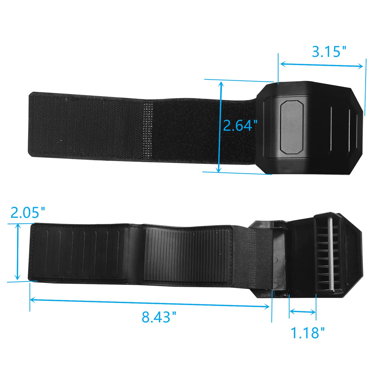 2 Pcs UTV Windshield Mounting Clips Straps for Cage Diameters 1.5   -2    Round Tubing RZR 1000 900s 800s 570 All 4 Seaters Comm