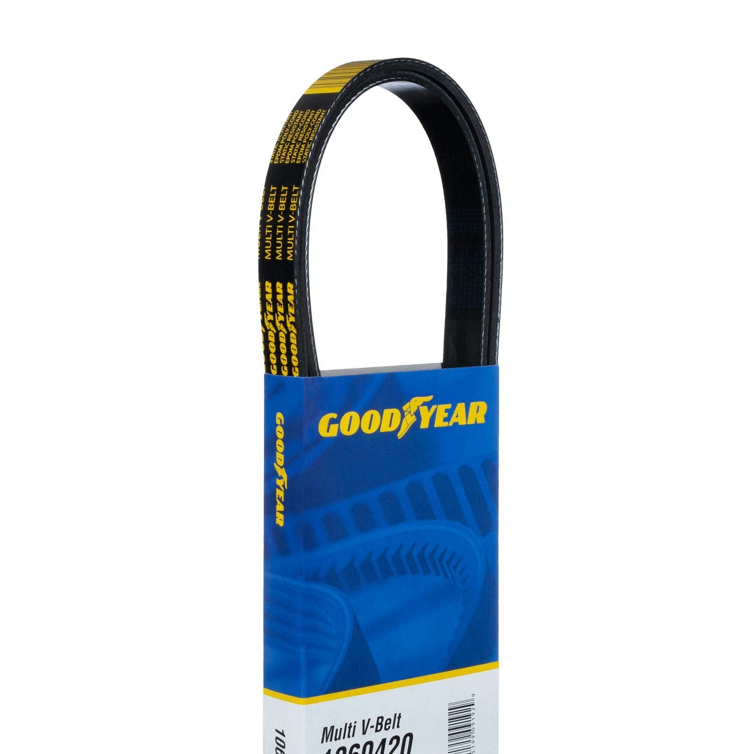 Goodyear Belts 1060545 Serpentine Belt, 6-Rib, 54.5 Length for 1996-2021 for 2013-2021 Buick & 2013-2021 Chevrolet & 1996-1996 C