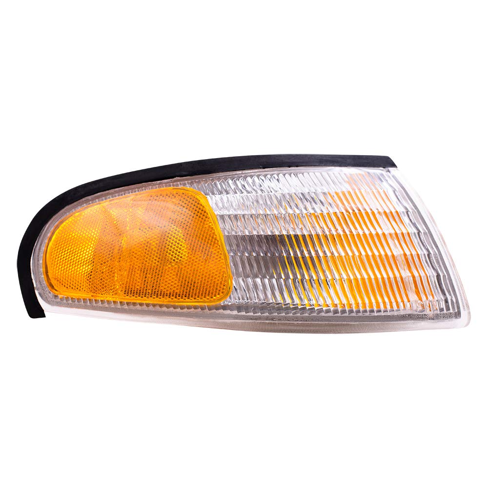Brock Replacement Driver And Passenger Park Signal Corner Marker Lights Compatible With 1994-1998 Mustang Gt Svt Base F4Zz13201A