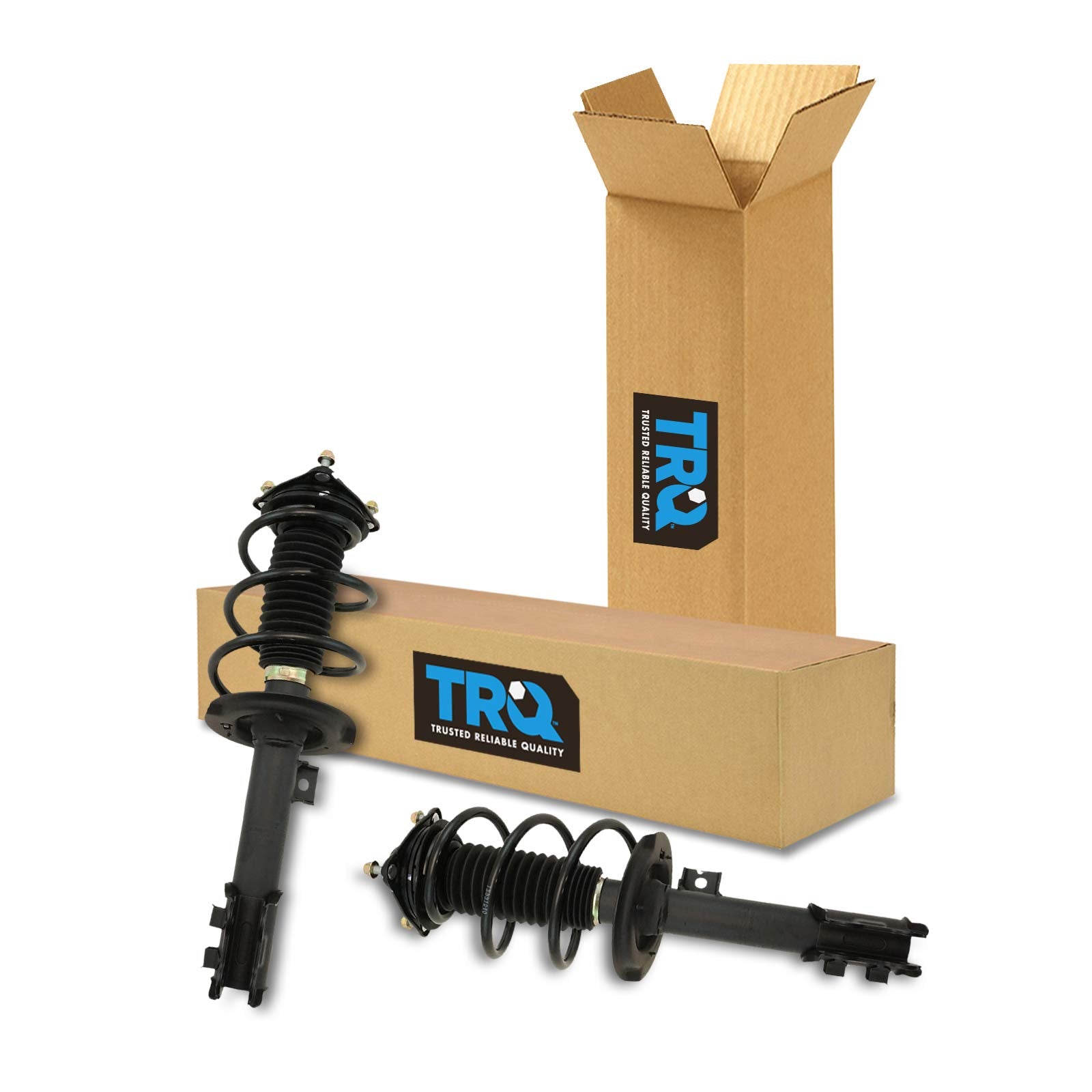 Trq Strut & Coil Spring Assembly Set Driver & Passenger Sides Compatible With 11 Hyundai Sonata