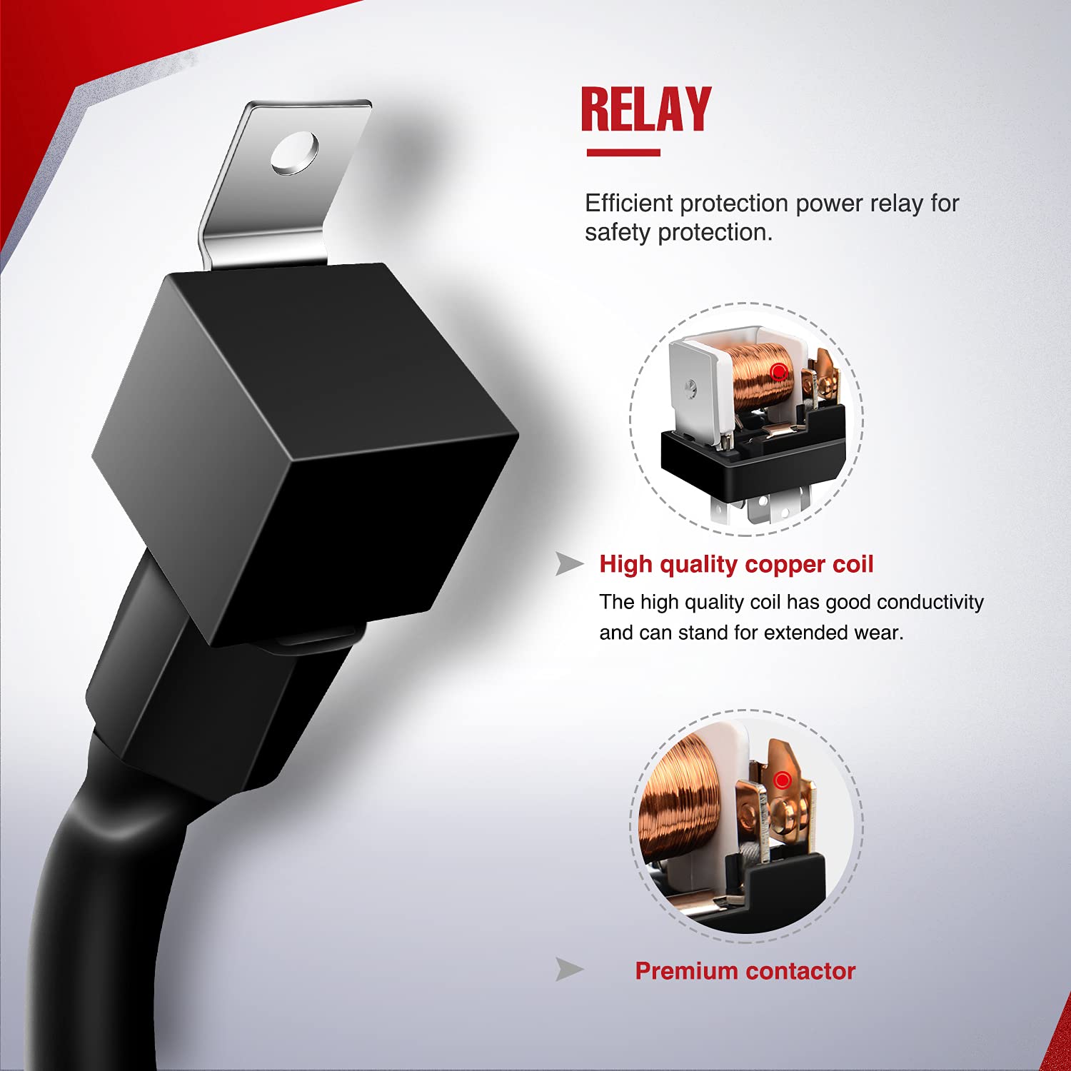 Nilight 10018W 14Awg Dt Connector Wiring Harness Kit Bar 12V On Off Switch Power Relay Blade Fuse For Off Road Led Work Light-On