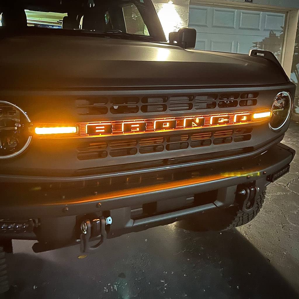 Oracle Lighting 3140-A-001 Single Universal Illuminated Amber Led Letter R With Matte Black Finish Letter Badge - Sleek Design - Customized High-End Appearance