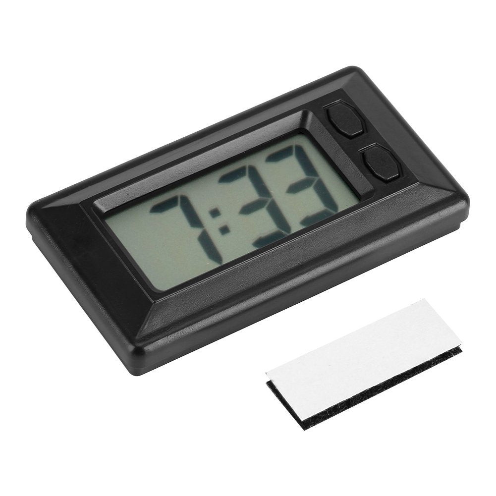 Tmishion Lcd Digital Table Car Dashboard Desk Electronic Clock With Date Time Calendar Display For Home Office Car - 3.0 * 1.7 *