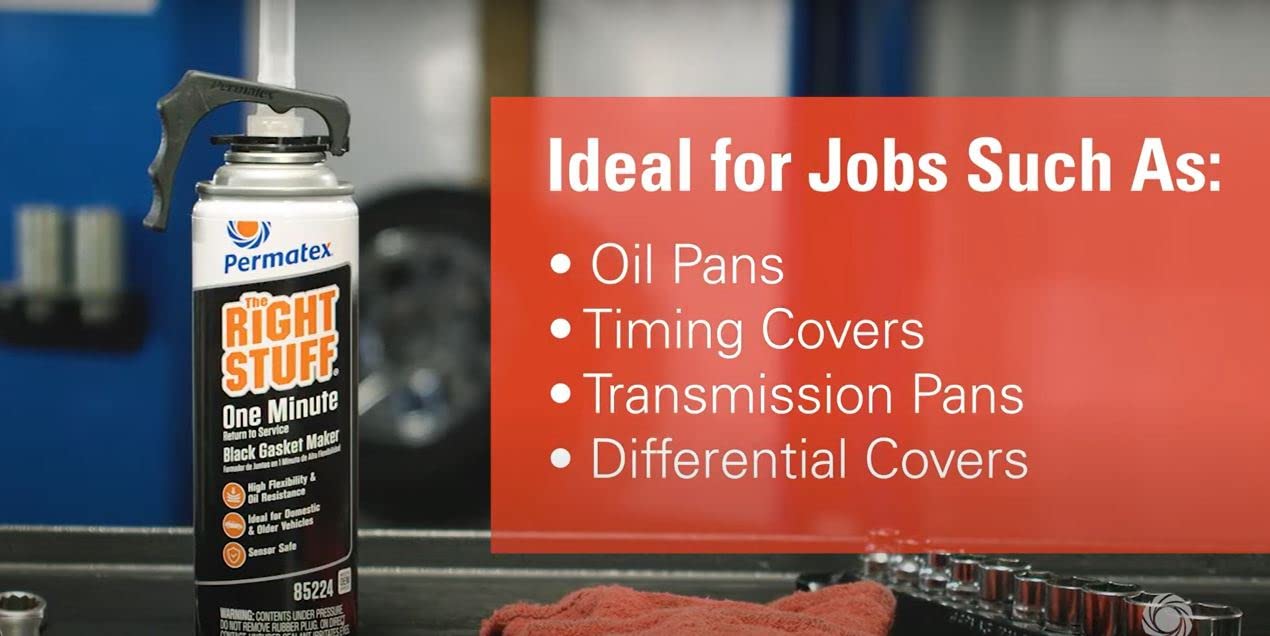 Permatex 85224 The Right Stuff Gasket Maker, 7.5 Oz. Powerbead Can