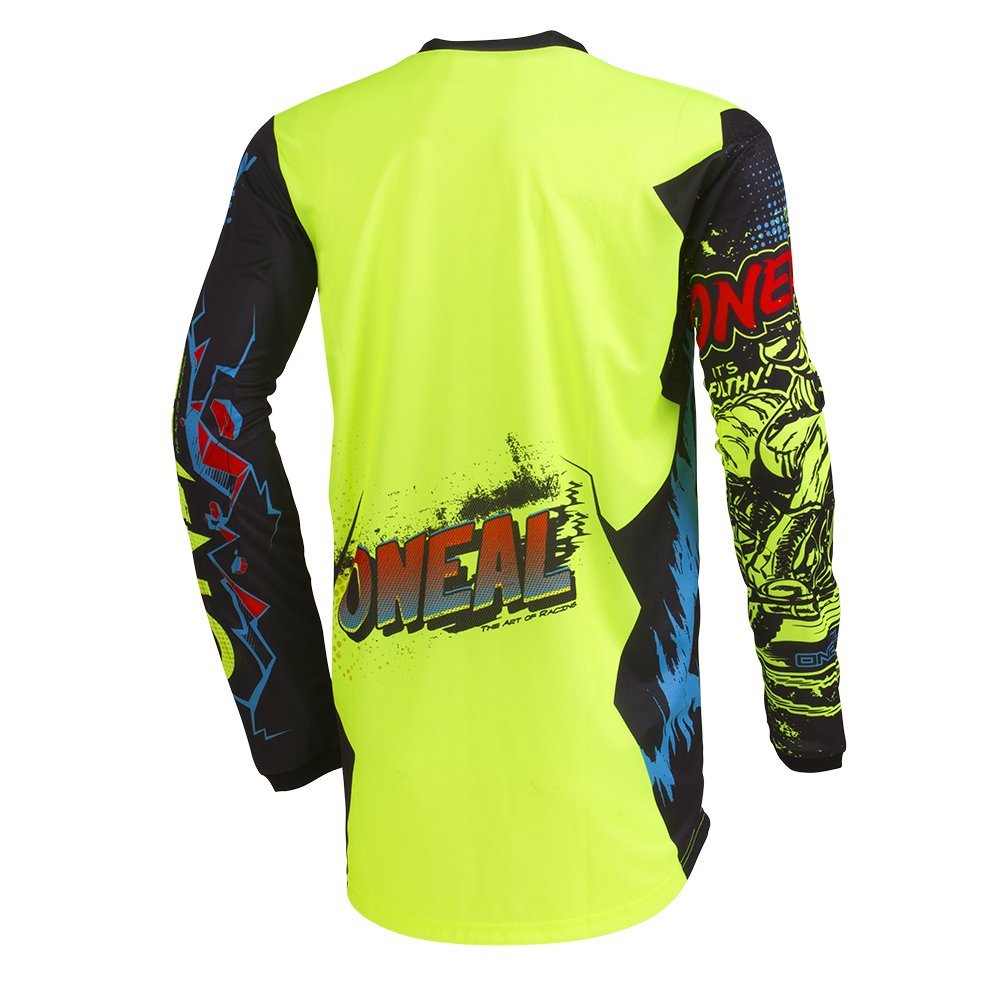 O'Neal 001E-904 Men'S Element Villain Jersey (Neon Yellow, Large)