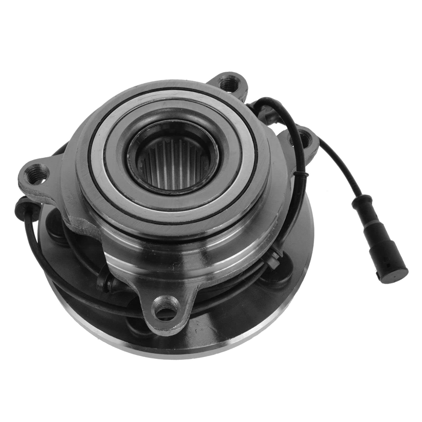 Trq Front Wheel Bearing & Hub Assembly With Abs Sensor Compatible With 1999-2004 Land Rover Discovery
