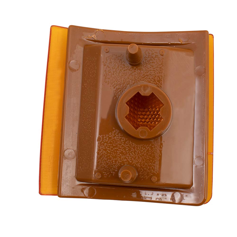 Brock Aftermarket Replacement Passenger Right Lower Side Marker Light Unit Compatible With 1994-2002 Gmc C/K Pickup