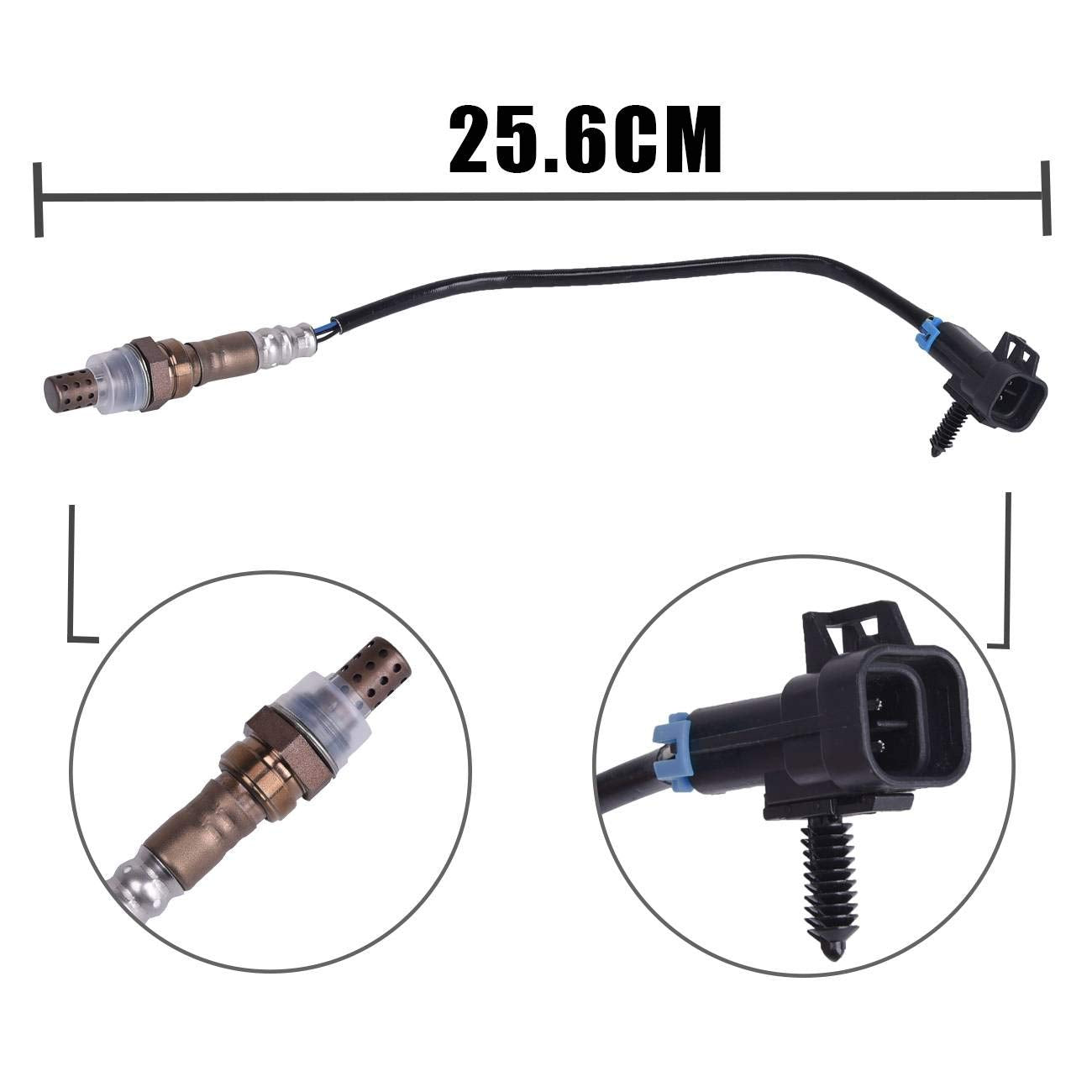 Bapmic Oxygen Sensor Lambda O2 Sensor for Buick Cadillac Chevrolet Chevy GMC Silverado Sierra 1500 2500 Escalade 2006-2011 Replace# 12562866 12597990
