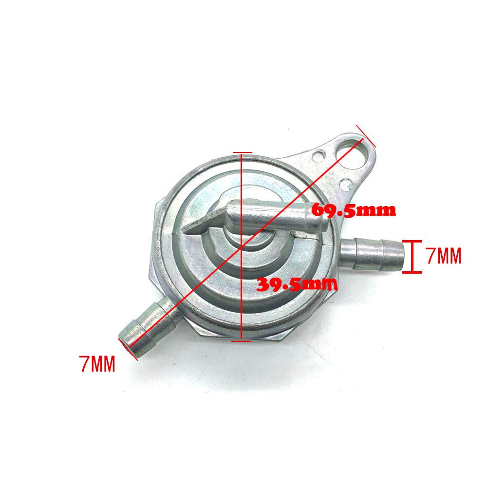Motorcycle Fuel Petcock Gy6 50Cc 150Cc Vacuum Fuel Pump For Roketa Sunl Taotao Chinese Scooter Atv