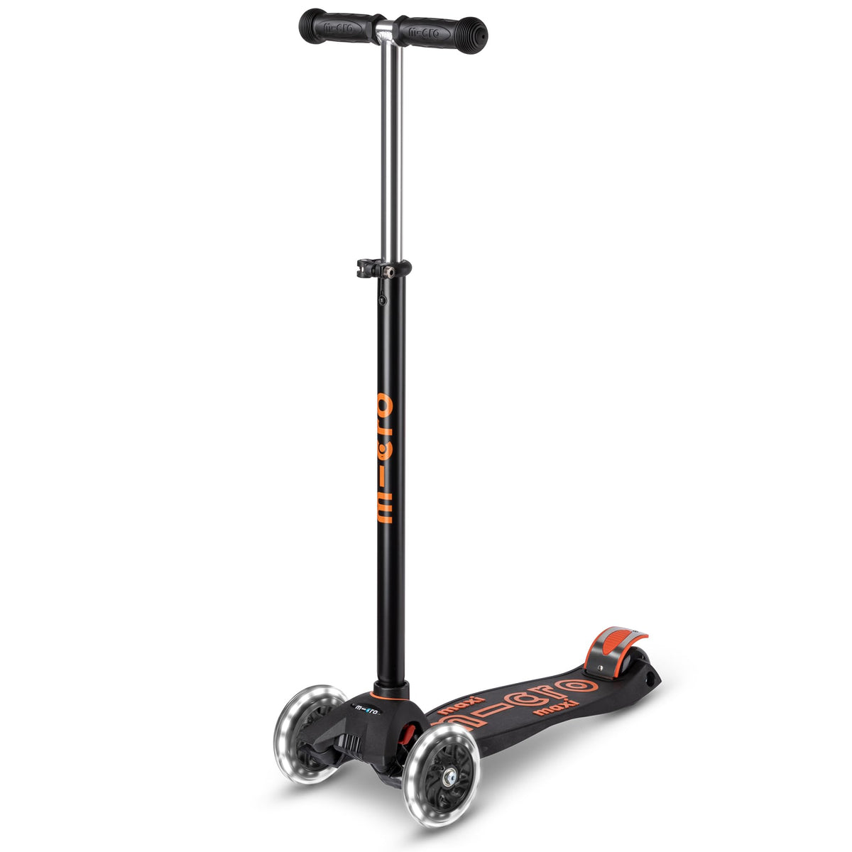 Micro Kickboard - Maxi Deluxe Led - Three Wheeled, Lean-To-Steer Swiss-Designed Micro Scooter For Kids With Motion-Activated Lig