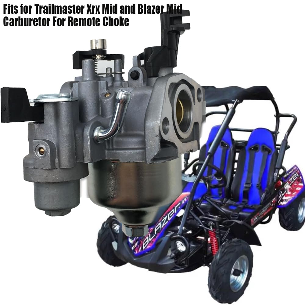 Huayi Carburetor Carb Compatible With Trailmaster Xrx Mid And Blazer Mid For Remote Choke