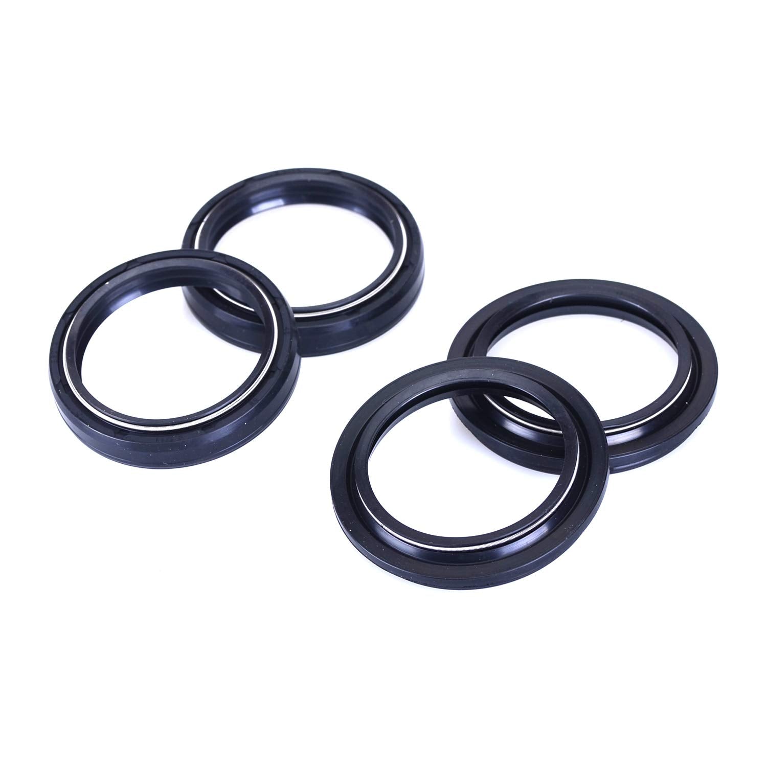Mallofusa Fork and Bushing Dust Oil Seal Rebuild Kit Replacement for Yamaha YZ250 1996-2003, YZ250F 2001-2003