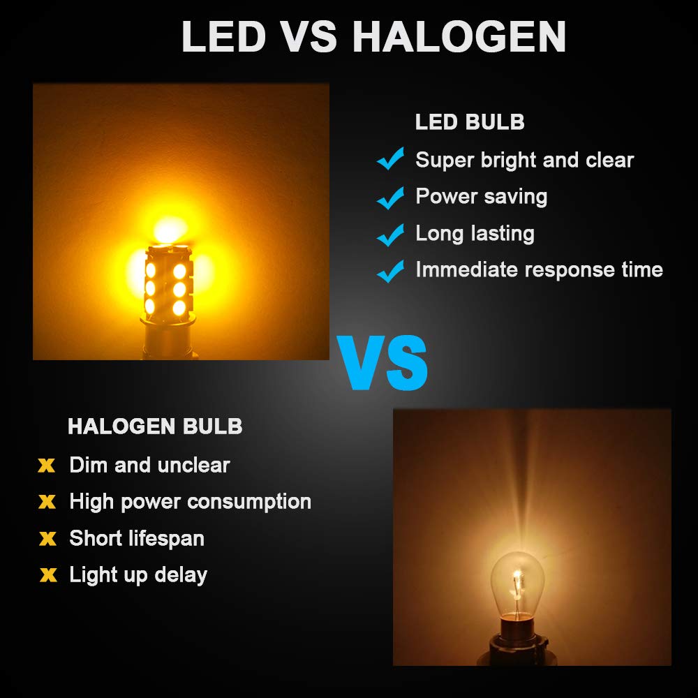 Givedoua 3157 Led Car Bulb Super Bright 18-Smd 5050 Chips, 3056 3156 3156A 3057 4057 3157 4157 T25 Led Car Bulbs For Brake Light