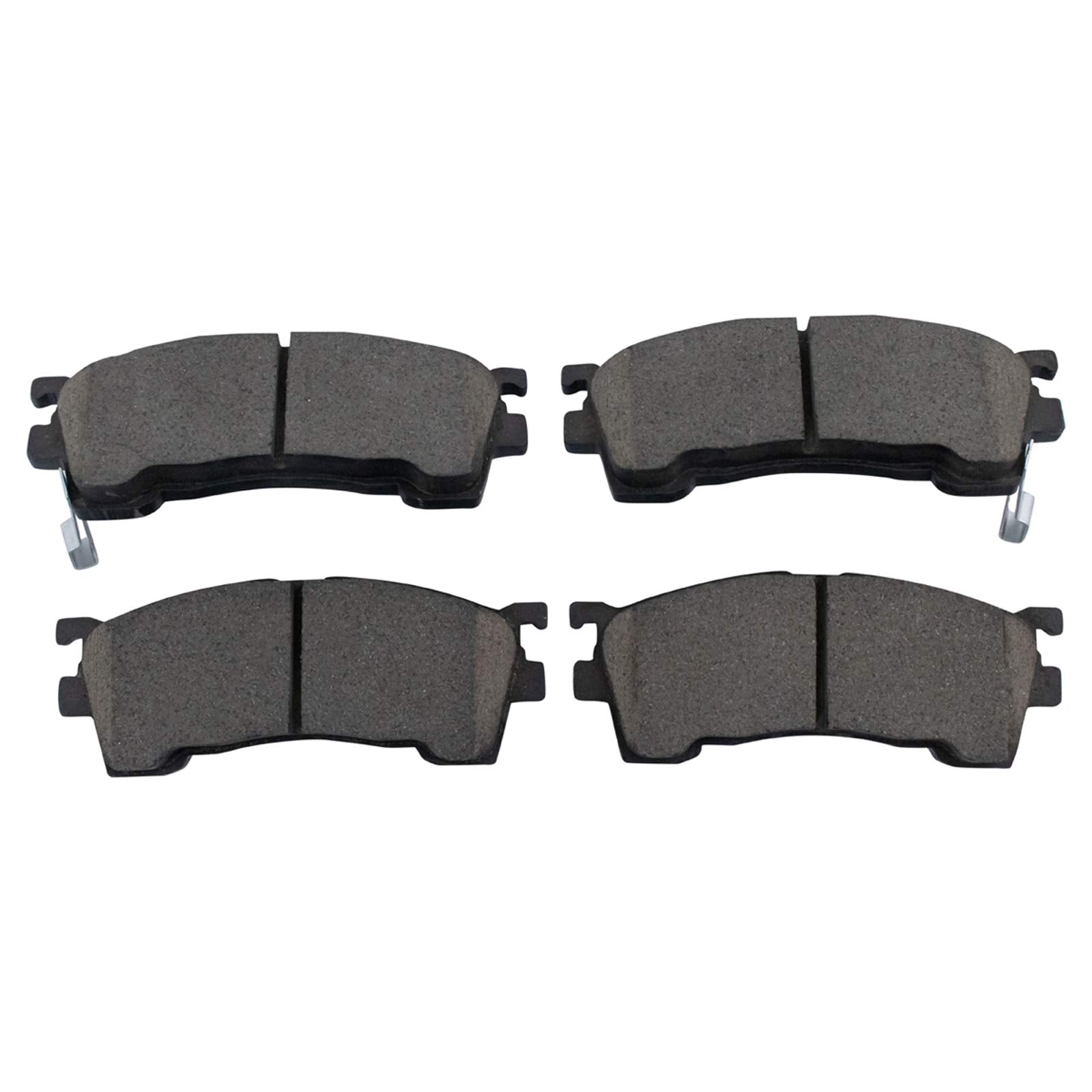 TRQ Front Brake Pads Ceramic Compatible with 1993-1997 Ford Probe 1994-2002 Mazda 626 MX-6 1999-2000 Protege
