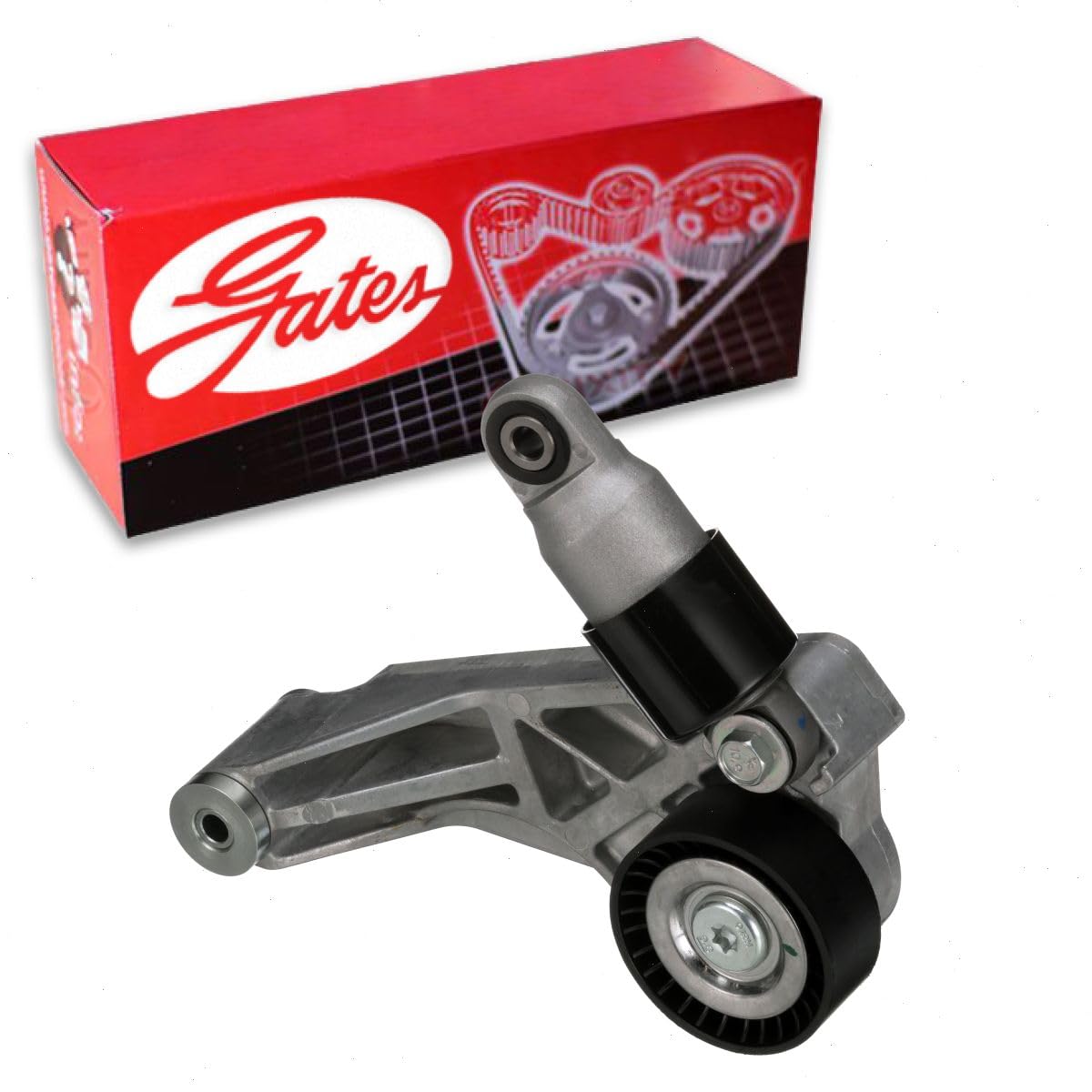 Gates DriveAlign Drive Belt Tensioner Assembly compatible with Jeep Wrangler 3.6L V6 2012-2018