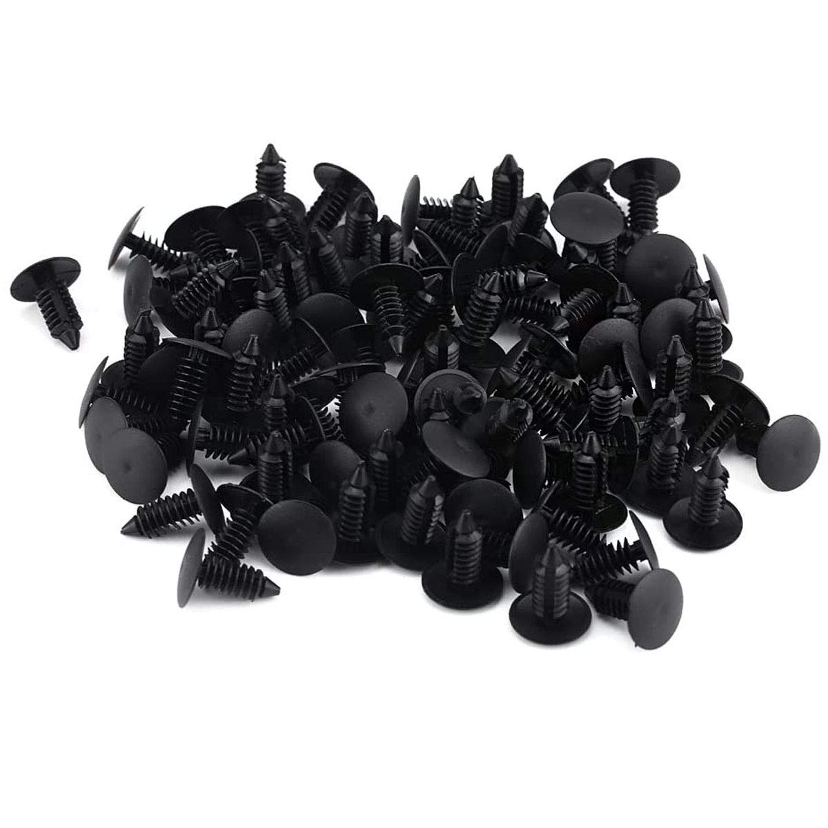 ANTS PART 100 Pcs Auto Car Fender & Bumper Shield Fastener Clips for GM #1605396, 1595864; Chrysler 6030441; Ford 388577S, W7055