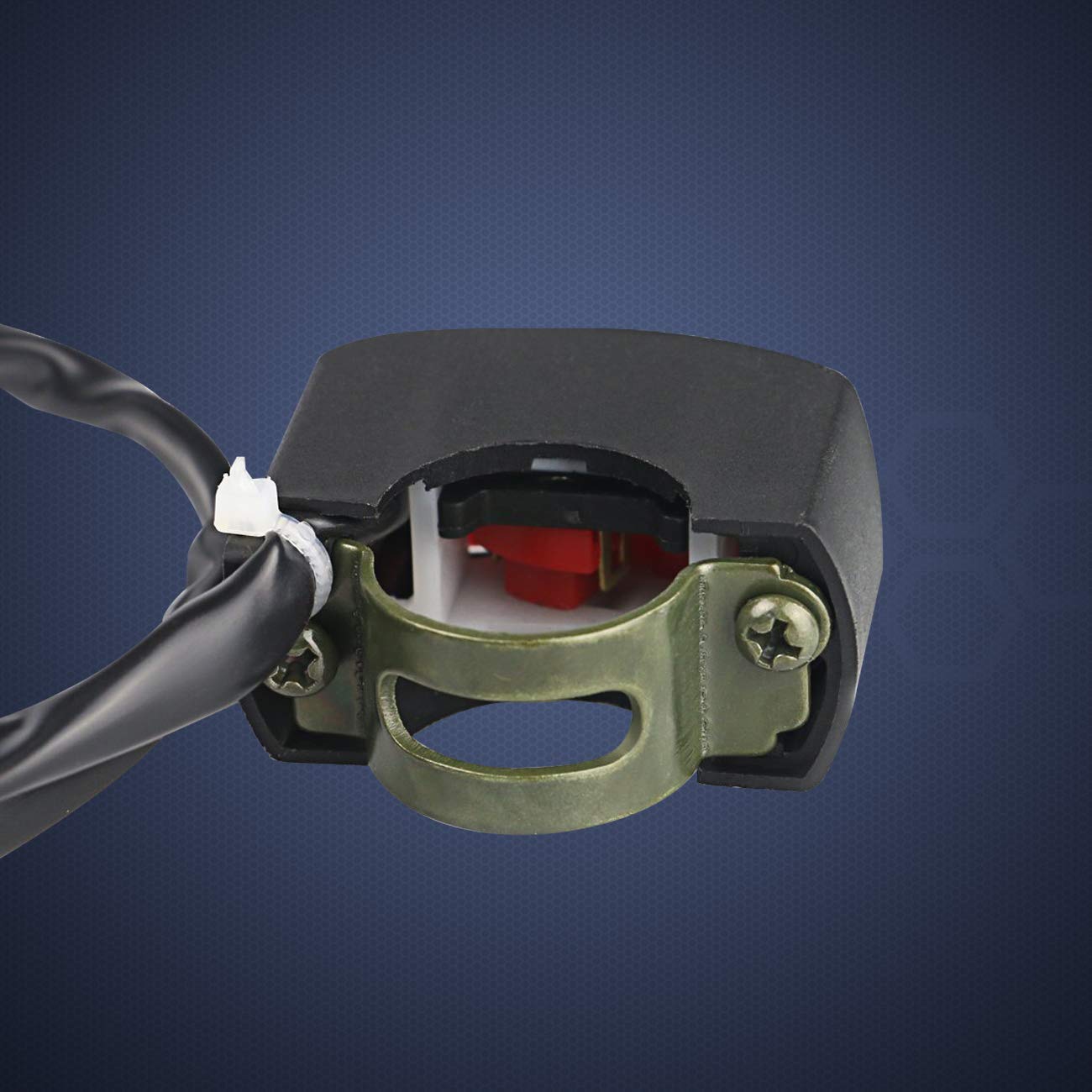 Motorcycle Handlebar Switch On Off Toggle Switch With Push Button For U5 U7 U2 Motorcycles Scooter Electrombile Motorbike-7/8Inch 22Mm