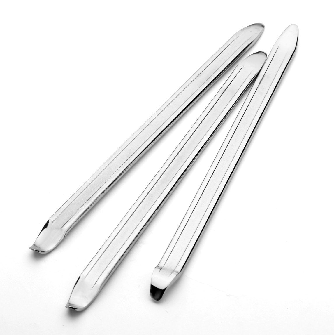 Fasmov Tire Iron Set Irons Changing Tool Kit, 3 Pcs Tire Iron Spoons Changing Tire Lever Bar Set, Motorcycle Tire Spoons Iron Set, Tire Remove Tool for Bike Motorcycle Scooter Bicycle Mower, 12 inch