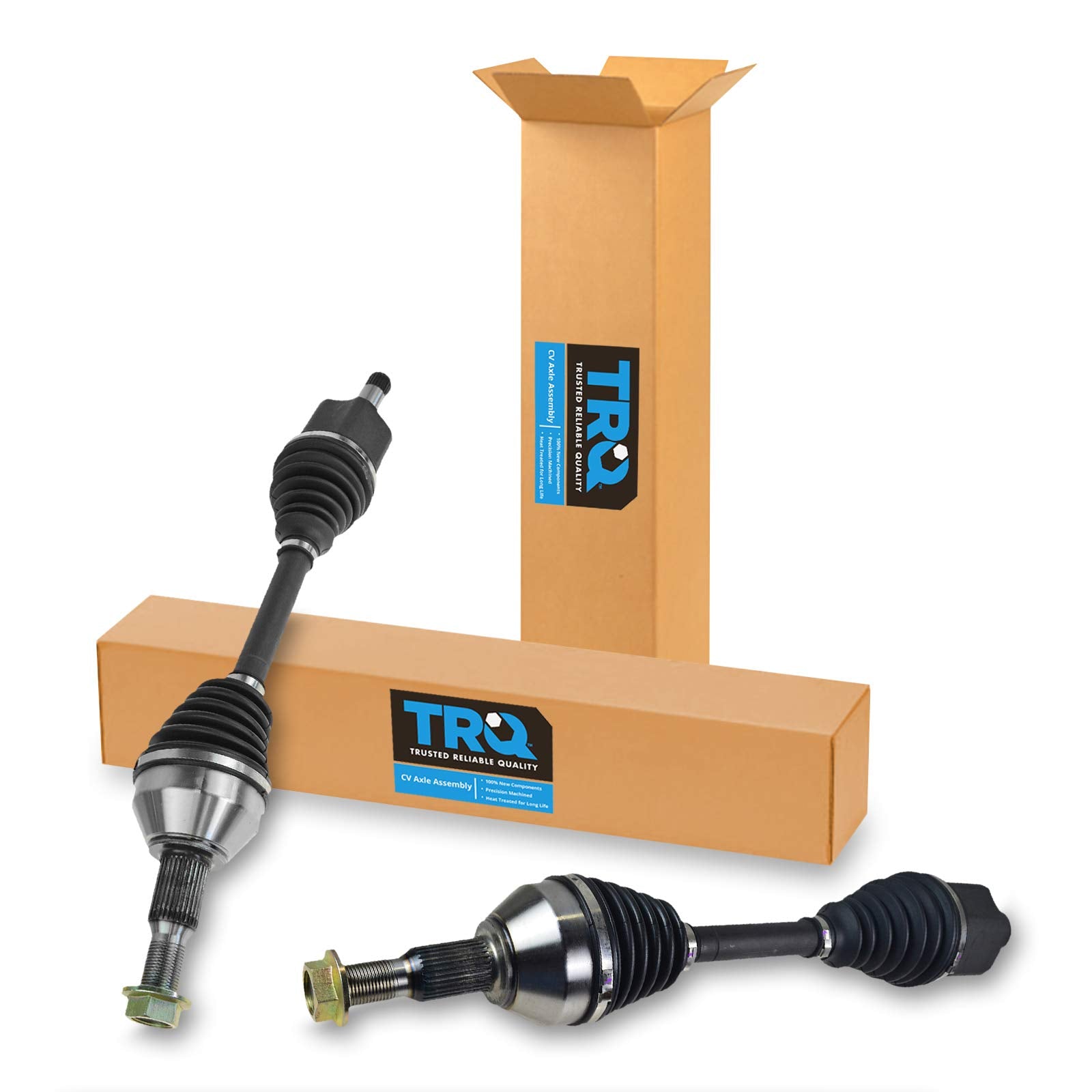 Trq Front Cv Axle Shaft Assembly Set Compatible With 2008-2017 Buick Enclave 2009-2017 Chevrolet Traverse 2007-2017 Gmc Acadia 2