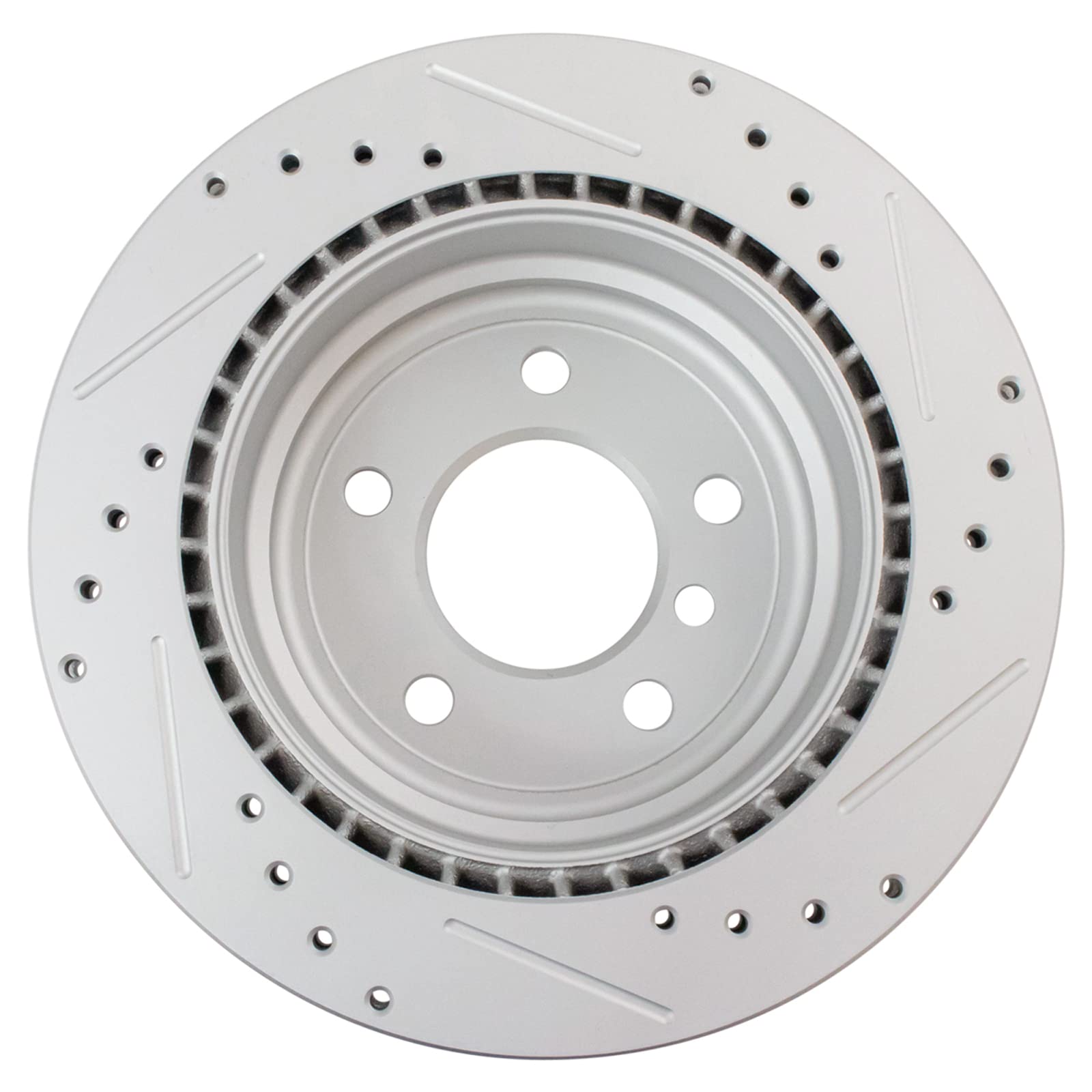 Trq Rear Performance Brake Rotors Set Premium G-Coated Compatible With 2006 Bmw 325Xi 2007-2013 328I 2009-2013 328I Xdrive 2007-