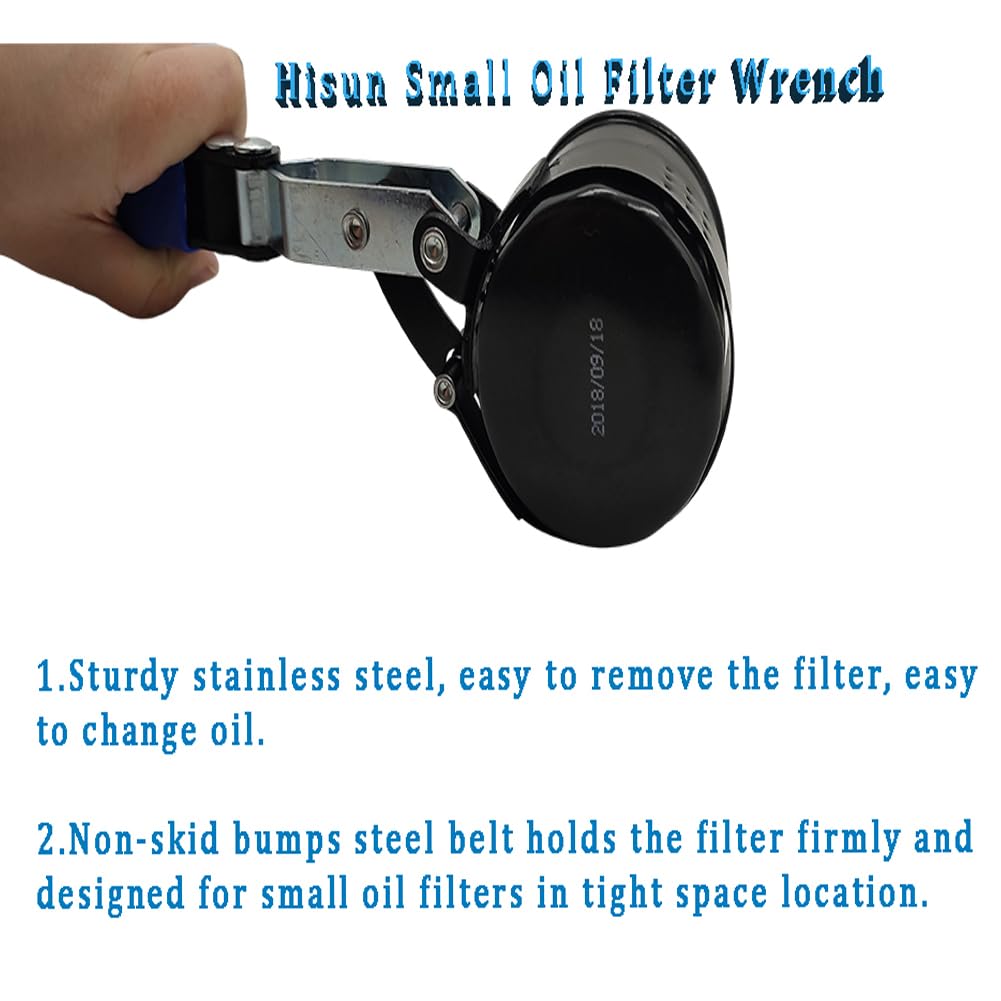 Qymoto Hisun Oil Filter Compatible With Hisun Sector 250,400,450,500,550,700,750 Utv Atv,Axis 500 700,Msu 500 700,Colemen Ut400