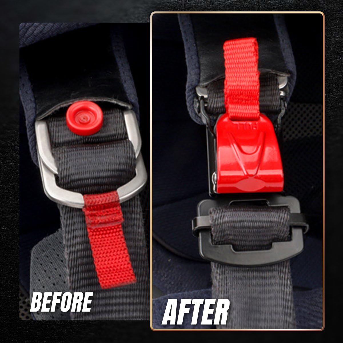 Oicctbf Helmet Quick Release Buckle Kit, Quick Release Helmets Chin Strap Buckle Compatible With Half, 3/4, Full Face Helmet, Motorcycle Helmet Speedy Clip Chin Strap