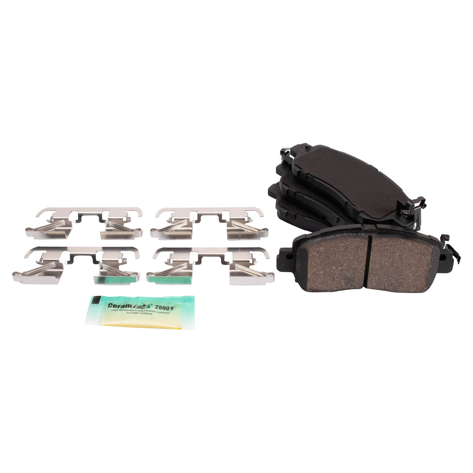 TRQ Front Brake Pads Ceramic Compatible with 2018-2022 Nissan Kicks 2019-2022 Versa