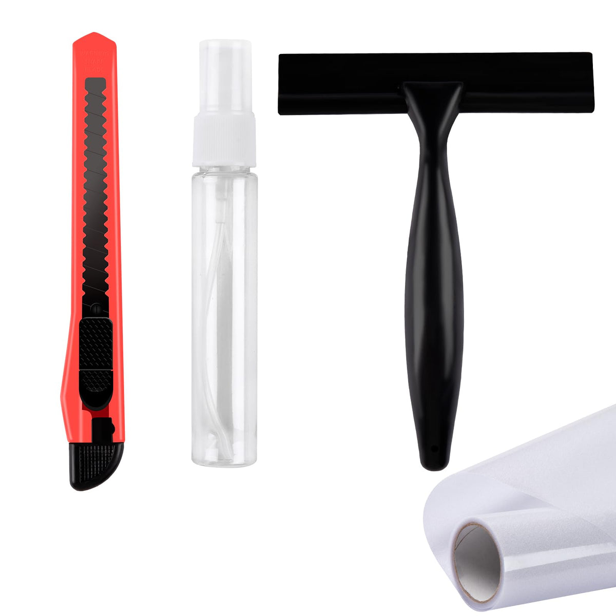 Htvront Window Film Kit - 3 Pcs Window Privacy Film Installation Tools With Free Window Privacy Film, Easy To Apply Glass & Car