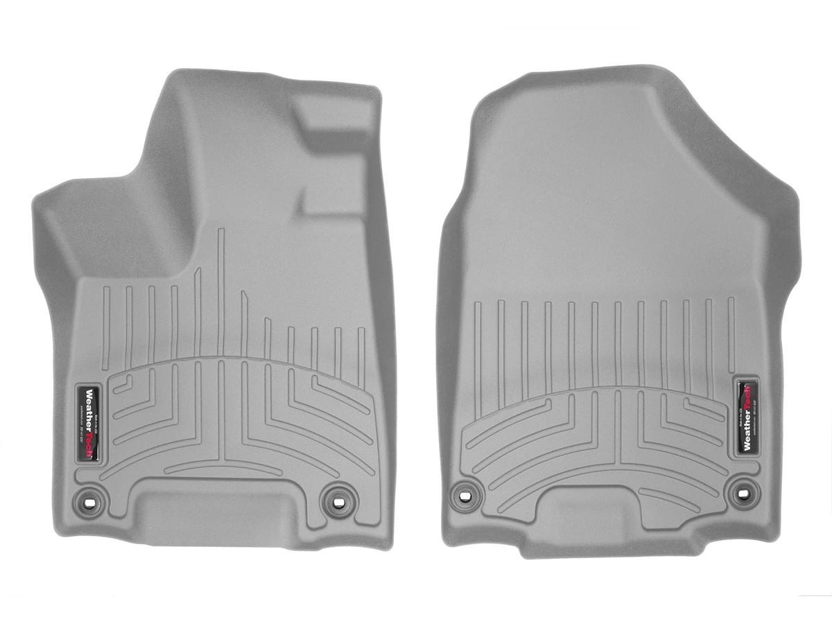 WeatherTech Custom Fit FloorLiners for Honda Ridgeline - 1st Row (469711), Grey