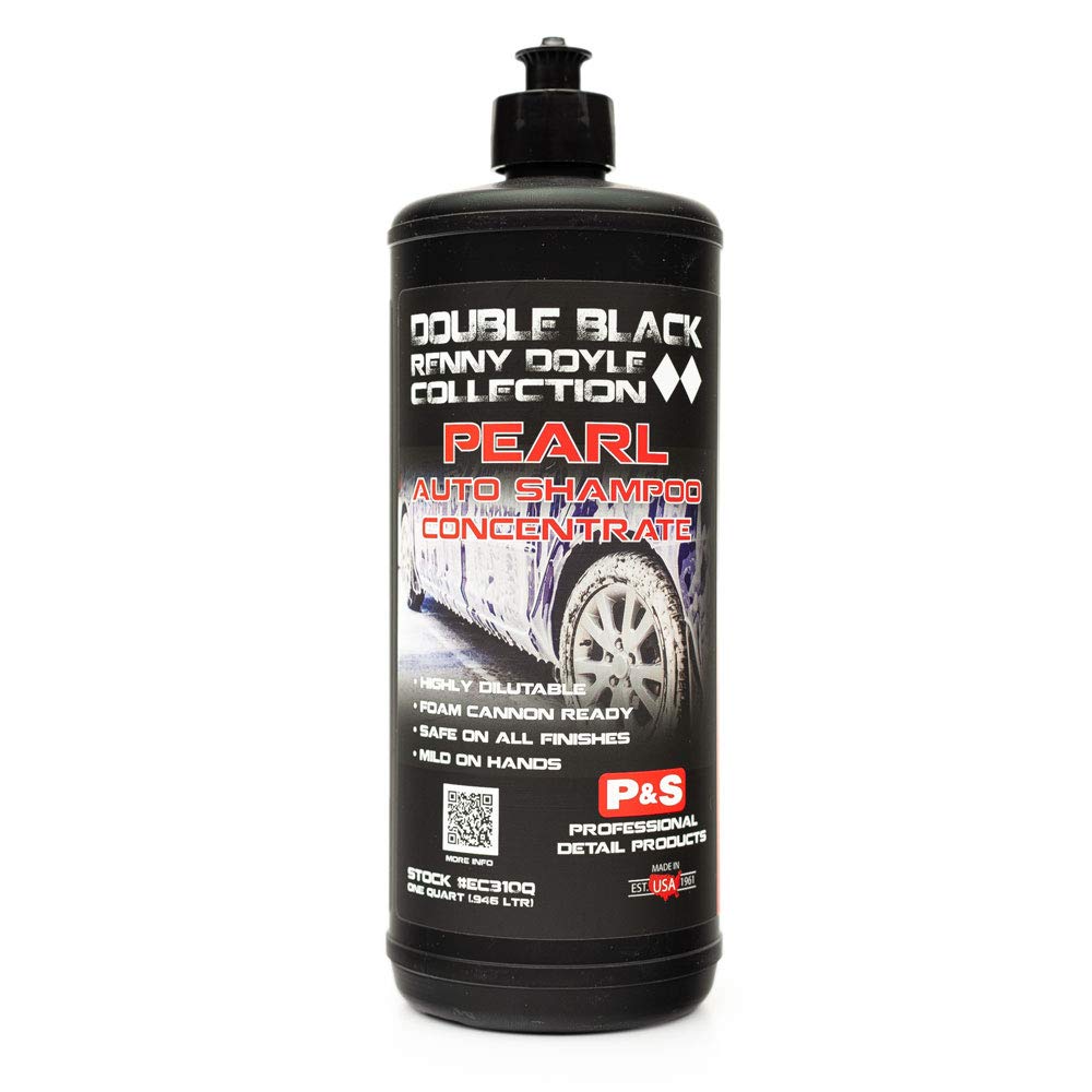 P&S Professional Detail Products - Pearl Auto Shampoo - High Foaming, Easy On Your Auto And Your Hands, Lemon Scent (1 Quart)