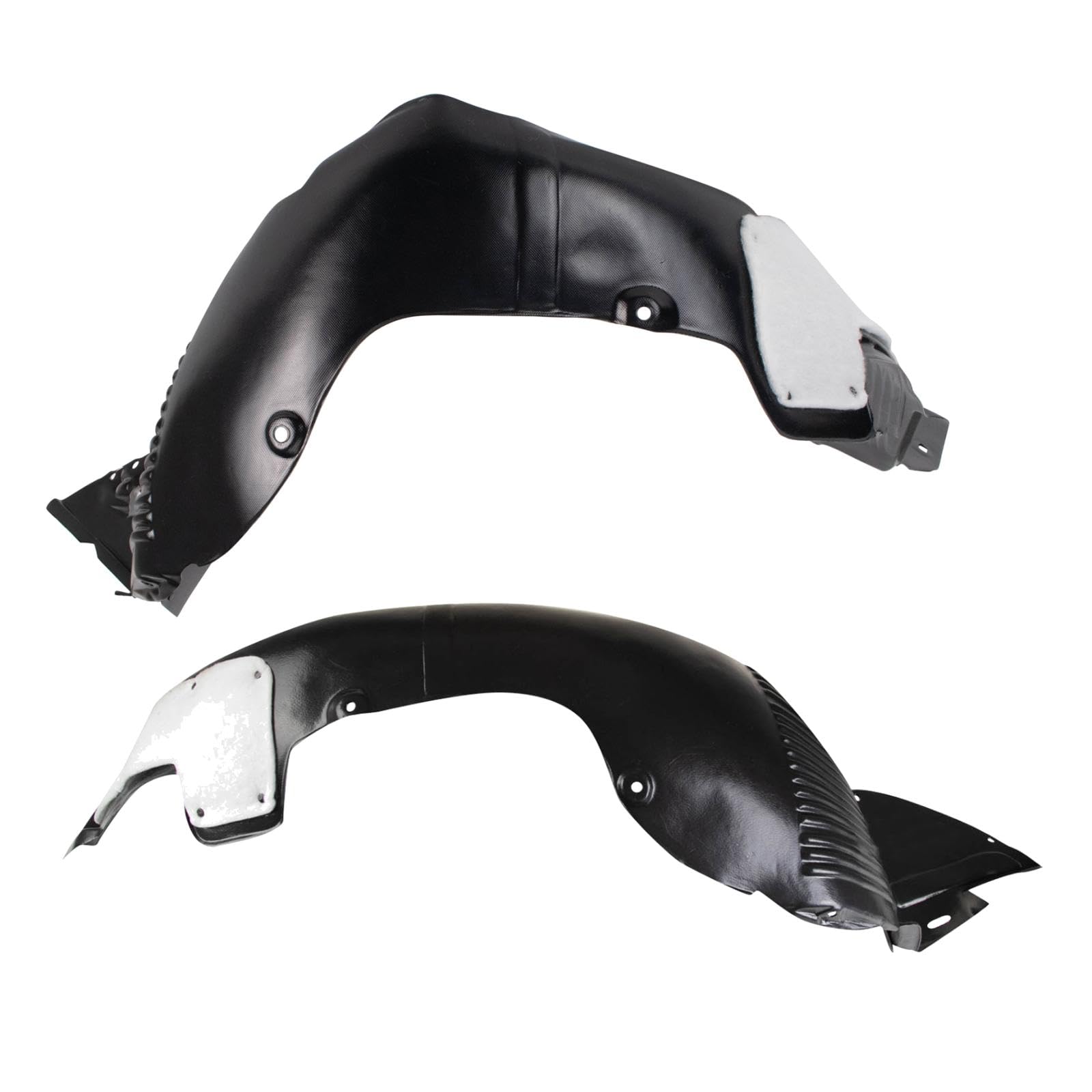 Trq Front Inner Fender Liner Set Compatible With 2013-2015 Hyundai Elantra Gt Hy1248138 Hy1249157