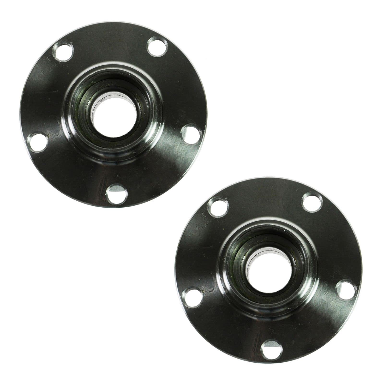 Trq Rear Wheel Hub Bearings Assembly Set Compatible With 2002-2008 Audi A4