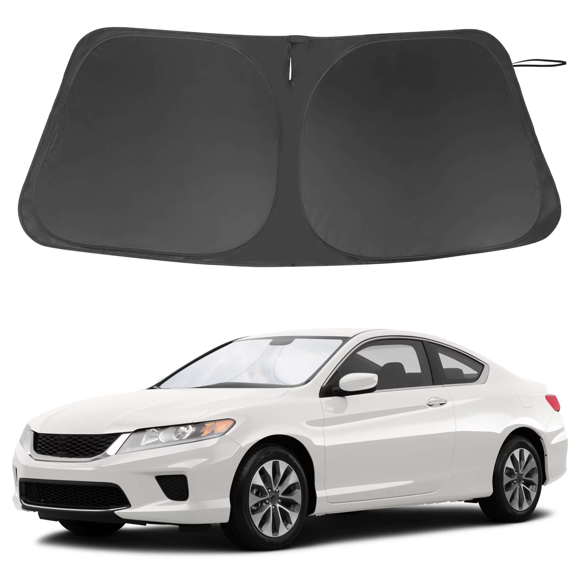 Windshield Sun Shade Custom Fit For 2013 2014 2015 2016 2017 Honda Accord Accessories Foldable Sunshade Sun Blocker Protect Car