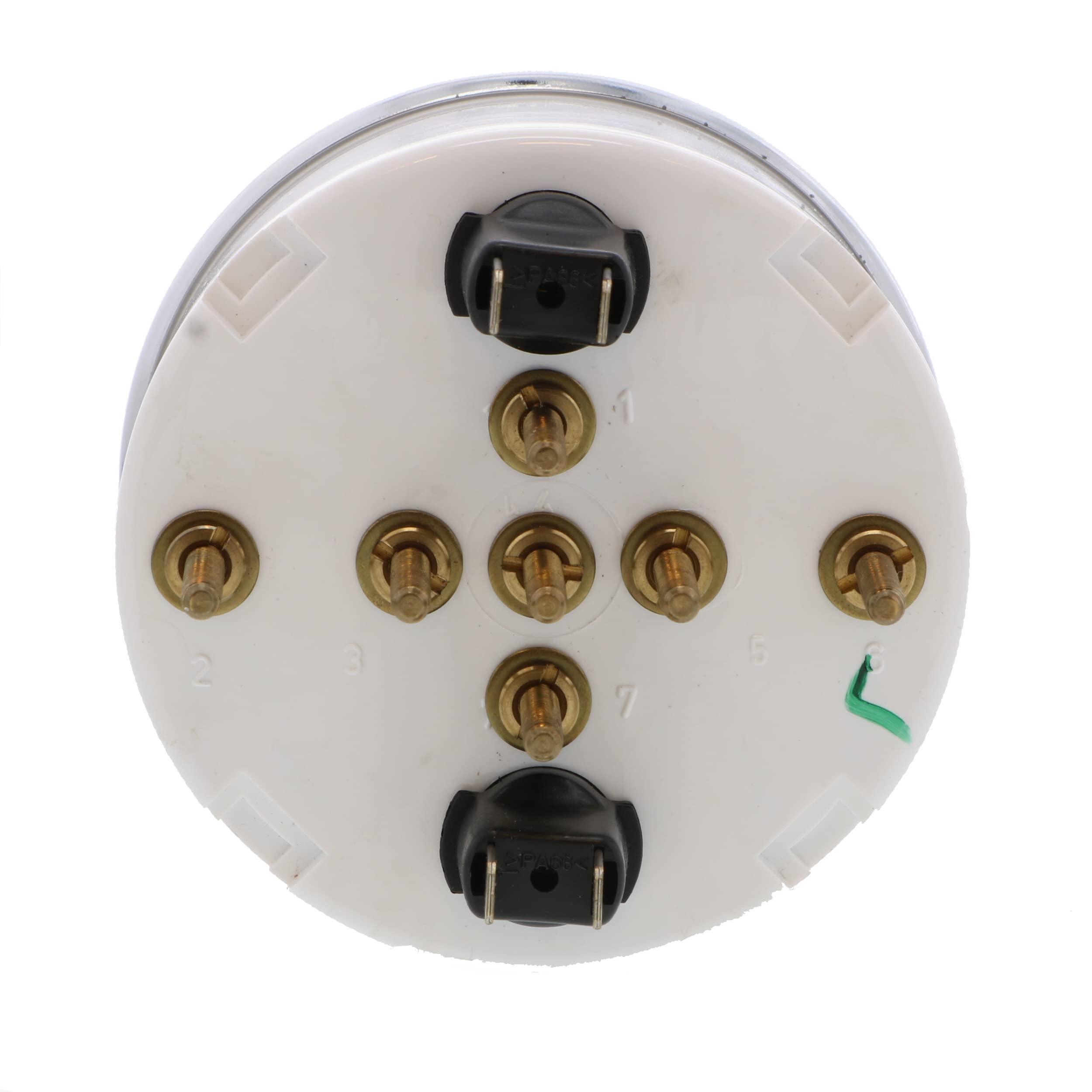 Vdo 110-15800 Cockpit Marine 4 In 1 Gauge With Oil Pressure, Water Temperature, Fuel Level And Voltmeter - White