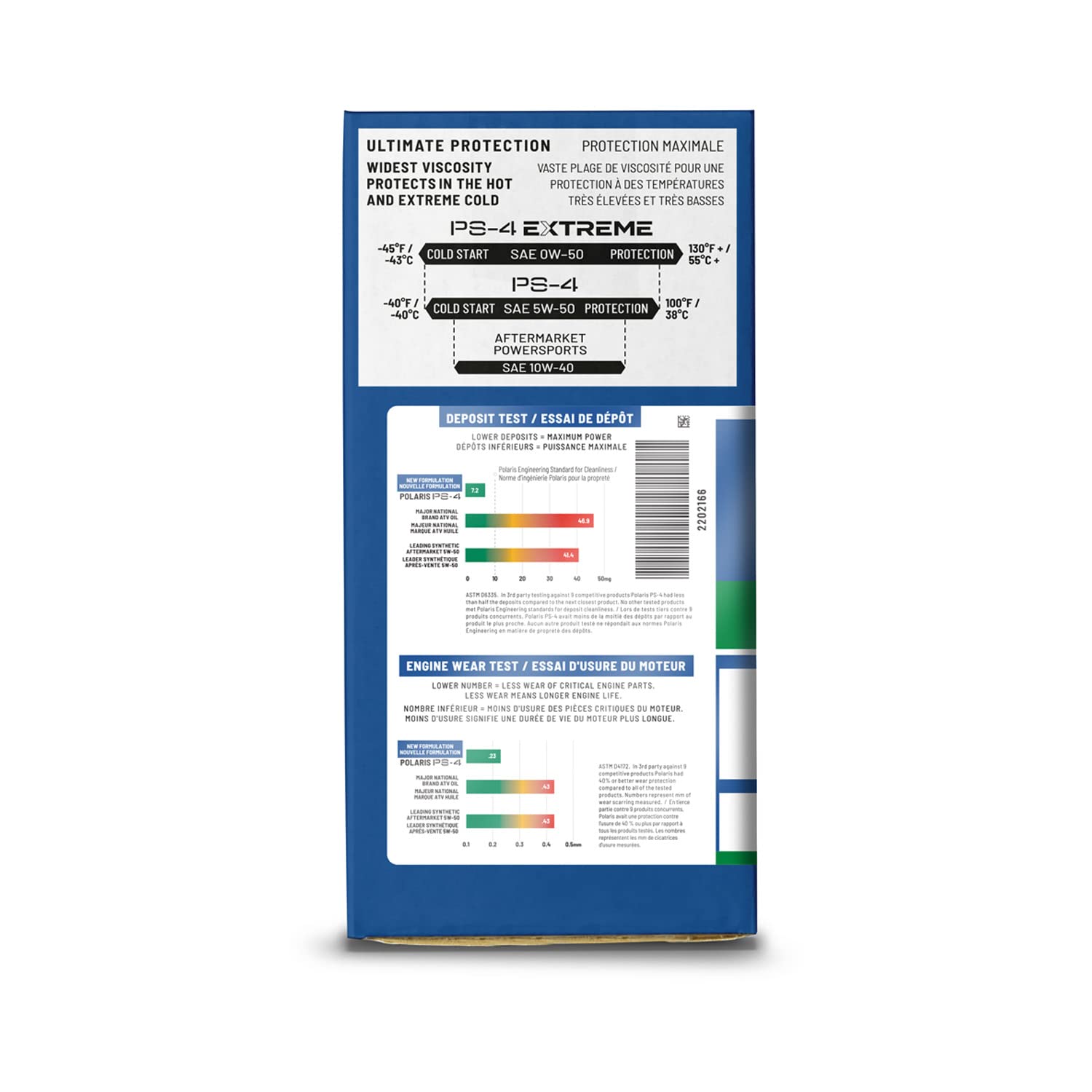 Polaris Ps4 Oil Change Kit For Specific Ranger, Rzr, Sportsman, Ace 570 Models With 4 Stroke Engine, Includes 2 Quarts Of Ps-4 5
