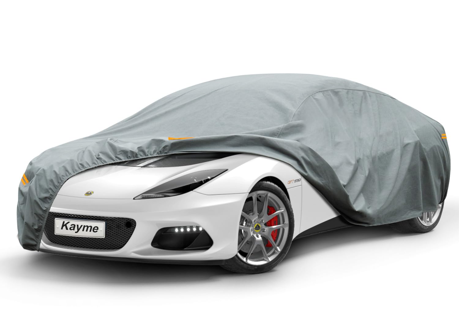Kayme Heavy Duty Car Cover Custom Fit Lotus Evora (2009-2023) Waterproof All Weather For Automobiles, Full Exterior Covers Sun R
