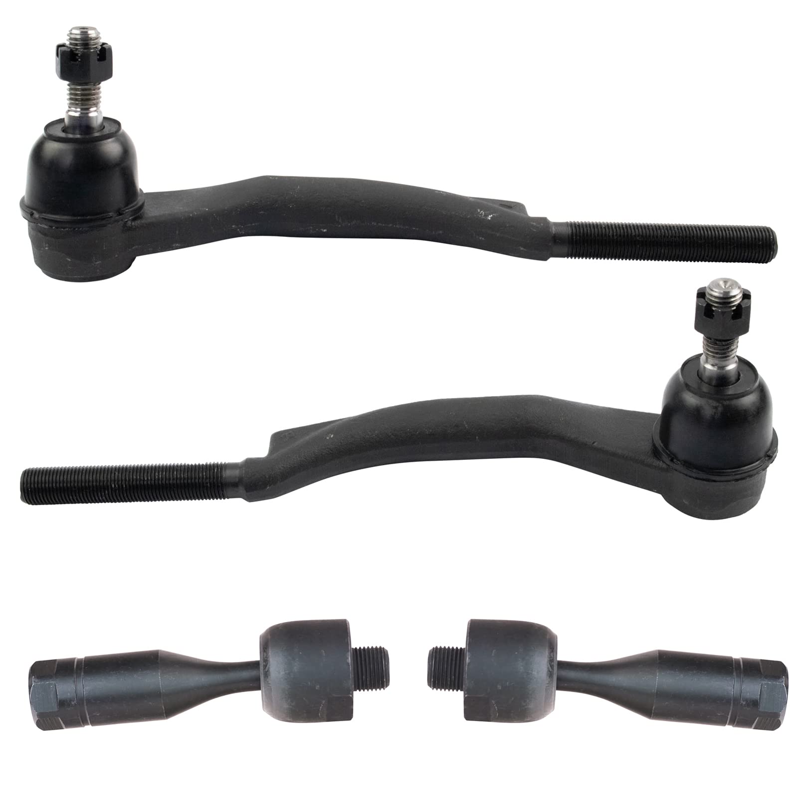 Trq Inner Outer Tie Rod End Kit Set Of 4 For Buick Chevy Gmc Isuzu Olds Saab Suv