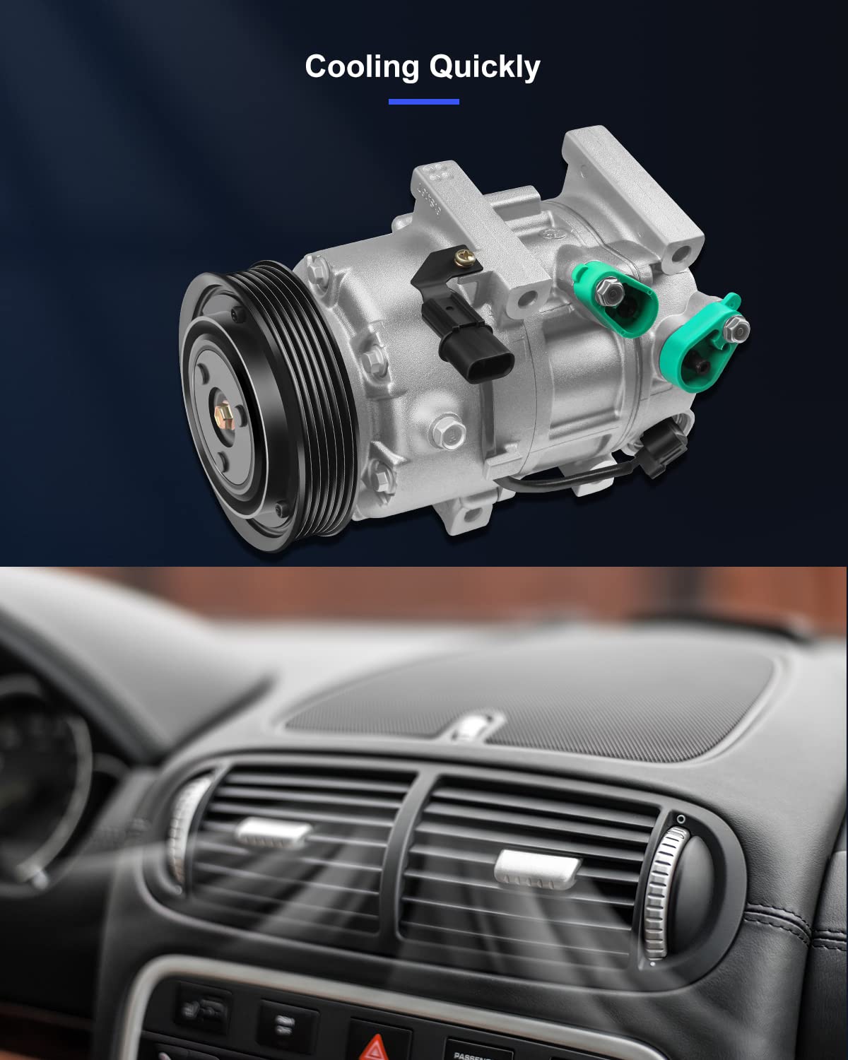 Eccpp Ac Compressor 2012-2018 Fit For Hyundai Sonata For Kia Optima 2.0L 2.4L