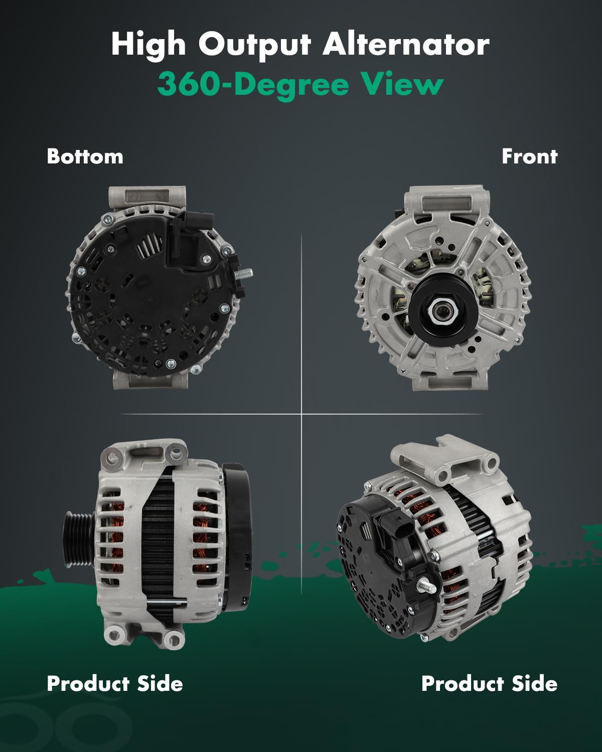 SCITOO Alternator Fit for Dodge for Freightliner for Sprinter 2500 3500 & for Mercedes-Benz CL550 2007-2008, S550 2008-2011, 3.5