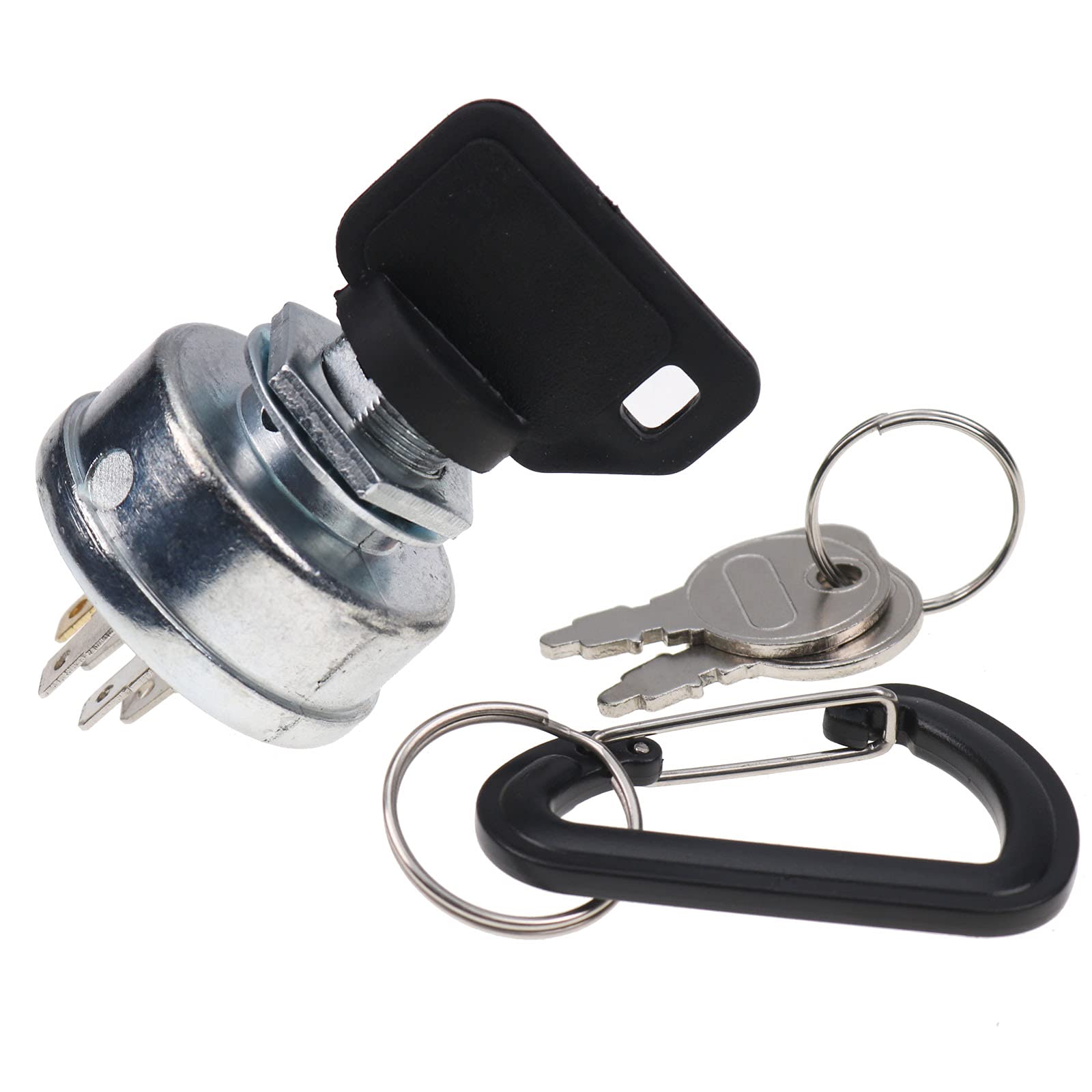 DVPARTS Ignition Key Switch Starter Switch 045898 532158913 1-543070 Compatible with Hustler Big Dog Mower Fastrak Models, Rapto