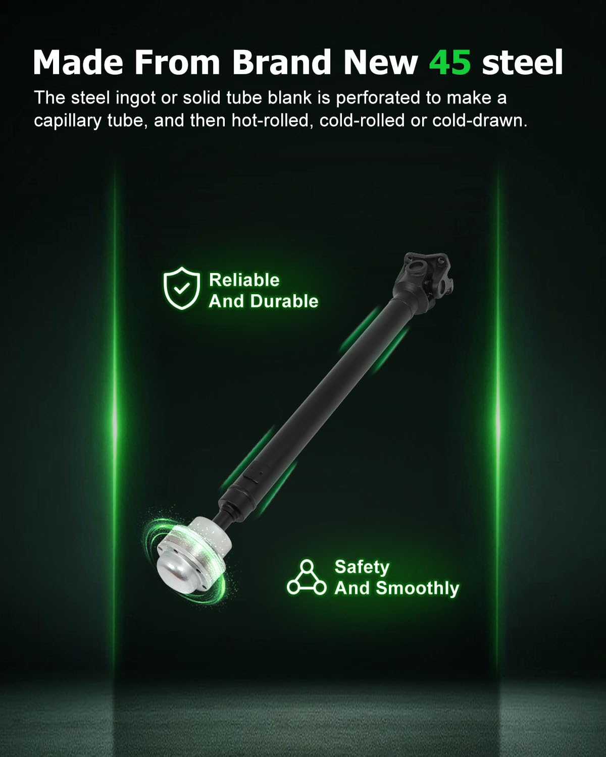 Scitoo 31.5'' Front Drive Shaft Assembly Propeller Shaft Compatible For Dodge Nitro 2007-2012,For Jeep Liberty 2008-2012 5285344