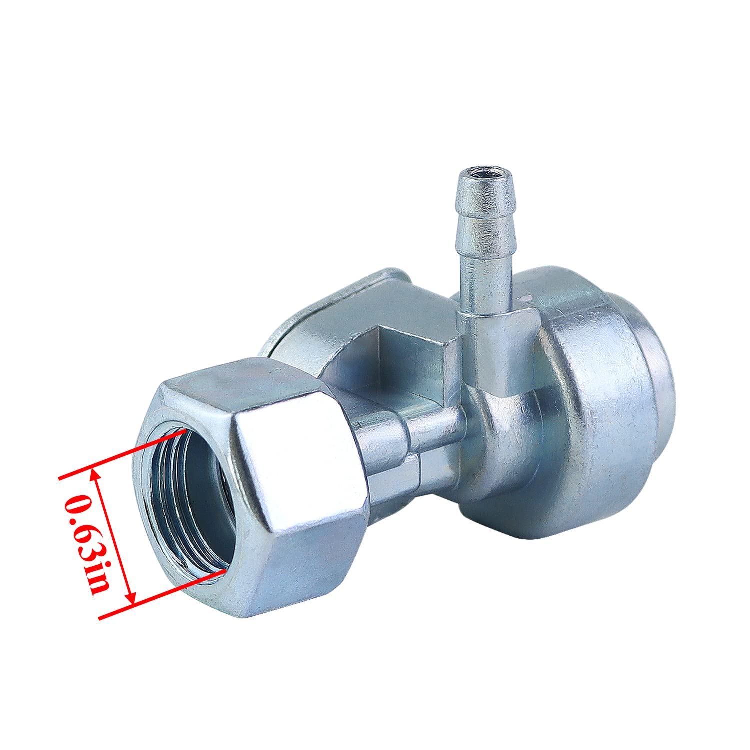 Kikite Gas Tank Fuel Switch Petcock Fuel Shut Off Valve For Predator Generac Generator Parts 3500W-9000W 5.5Hp-16Hp M16X1.5Mm