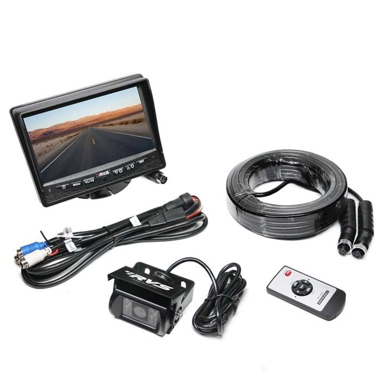7'' Backup Camera System For Rv/Truck/Bus - Waterproof Camera With Night Vision - Rvs-770613-Nm-01 By Rear View Safety.