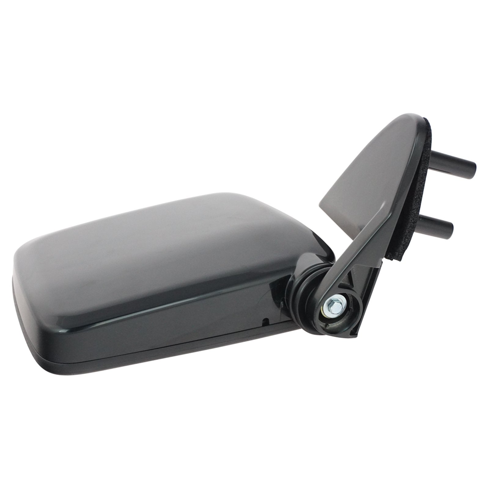 Trq Right Mirror Manual With Black Cover With Smooth Cover Passenger Side Compatible With 1986-1994 Nissan D21 1998-2004 Frontie