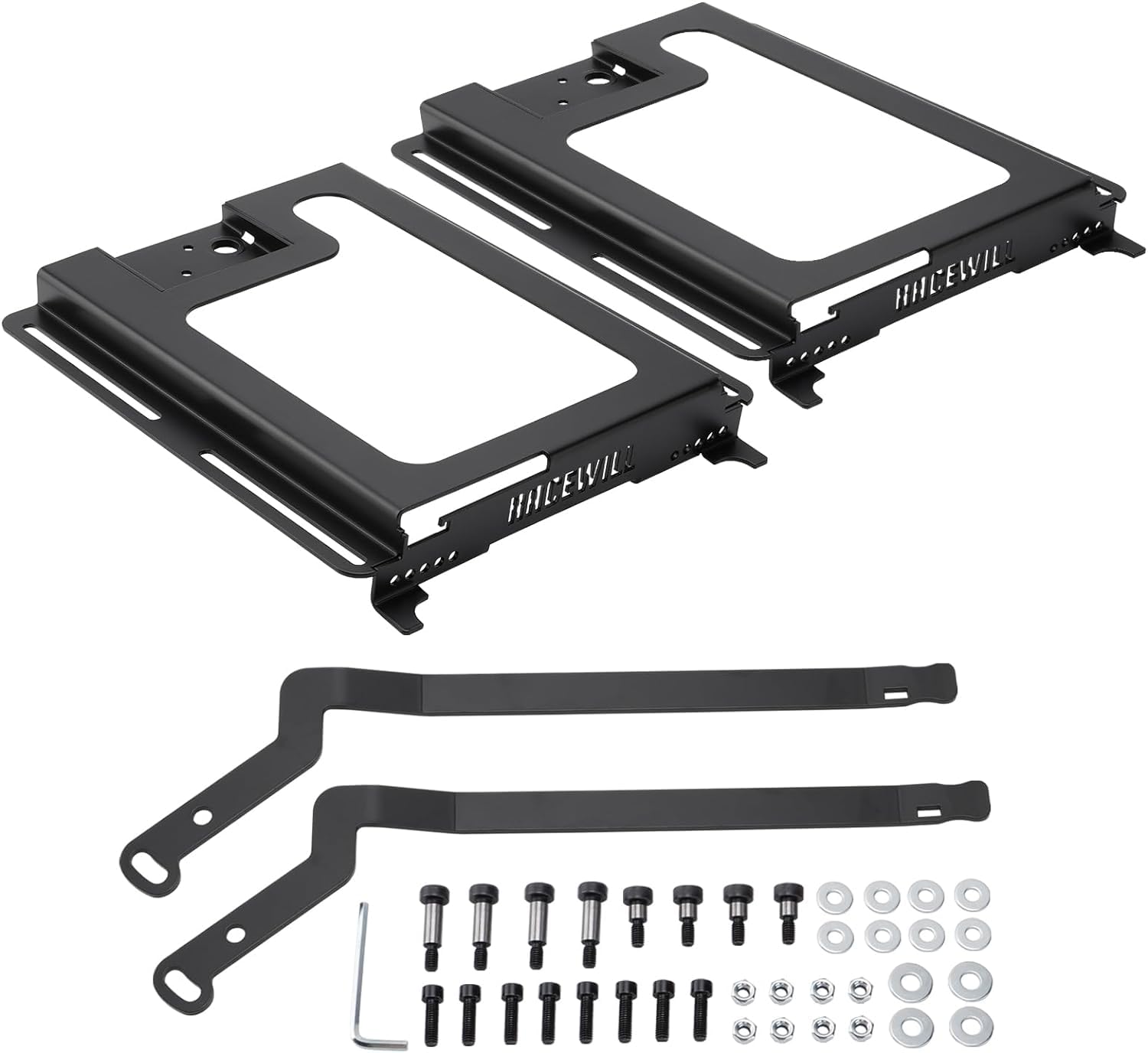 2 Pack RZR Seat Bases: Lower and Recline RZR Seat Base Accessories | Compatible with Polaris RZR 800/900, S 1000, XP 1000, XP Tu