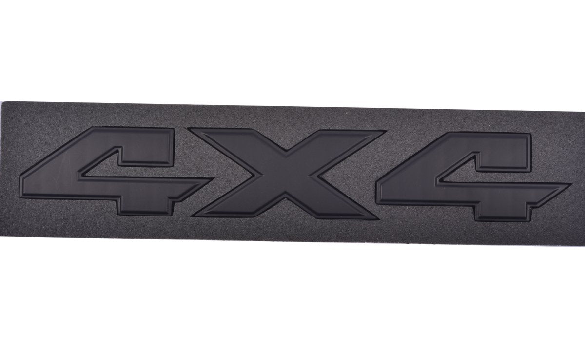 Aimoll Ram 4X4 Emblems Nameplate 3D Decals Stickers Replacement For Ram 1500 2500 3500 (Matte Black)