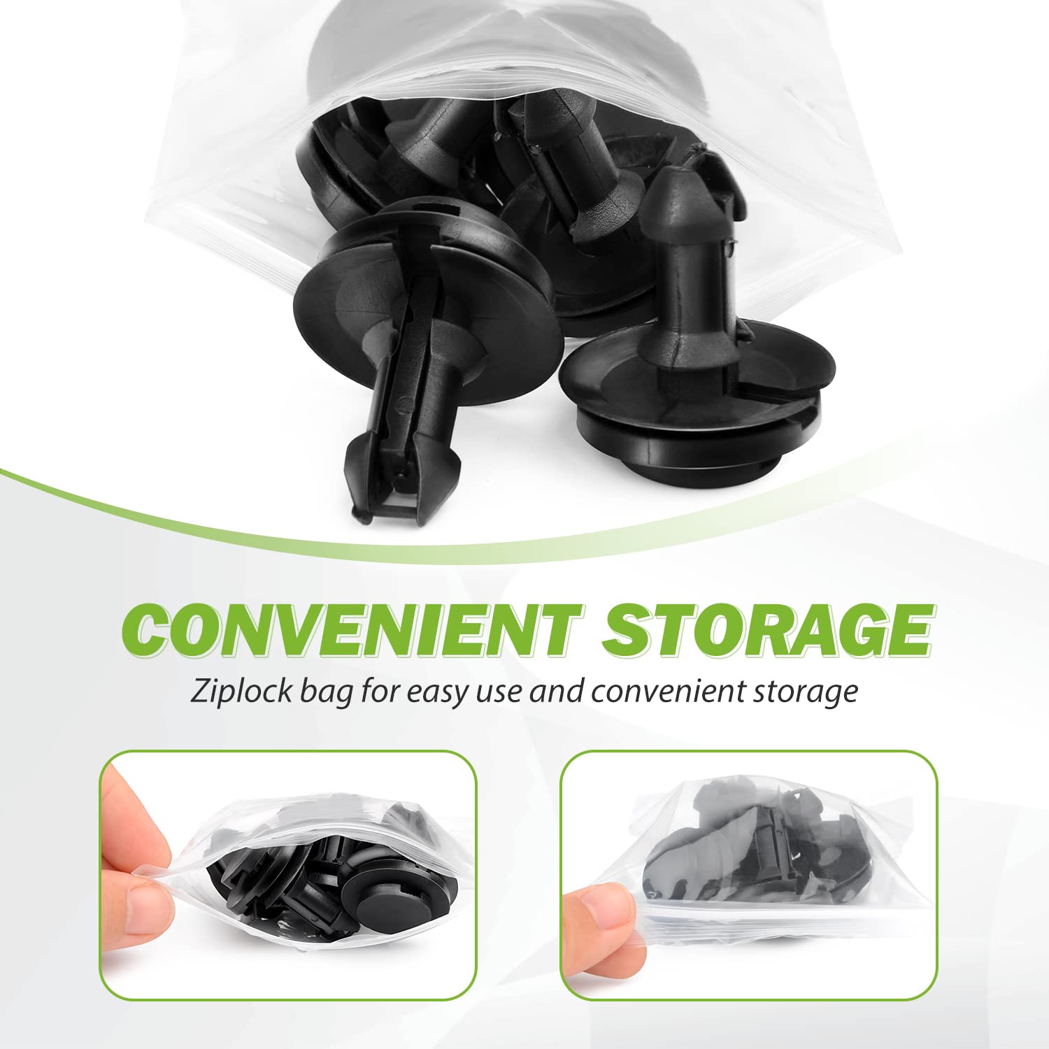 Frokom 30Pcs Retainers Clips Bumper Grill Fender Rivets,15 Sets Replacement For Chevrolet Silverado/Chevy Avalanche/Colorado/Tah