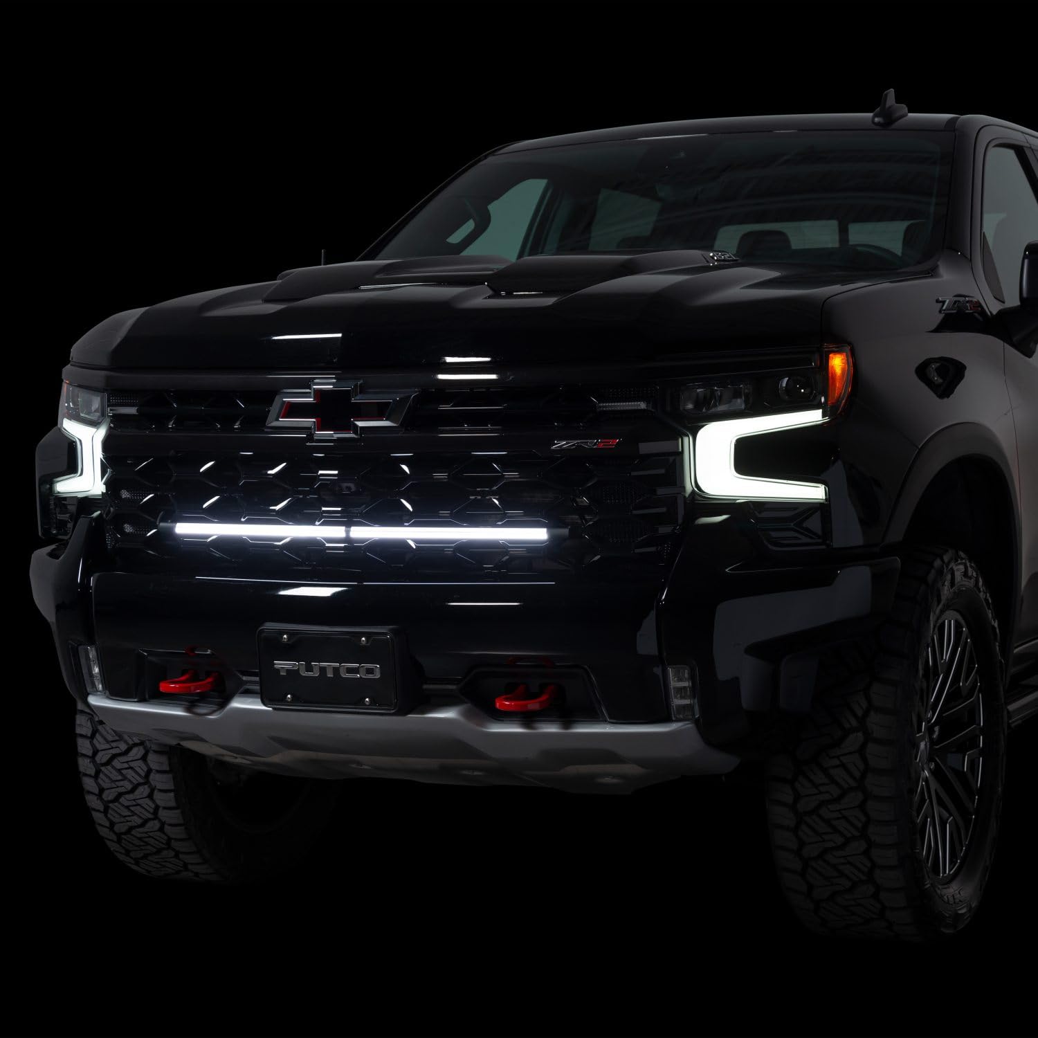 Putco Virtual Drl Led Grille Lights - 37' Light Bar - Fits Chevy Silverado/Gmc Sierra 15-25, Ford Superduty F250+ 11-25