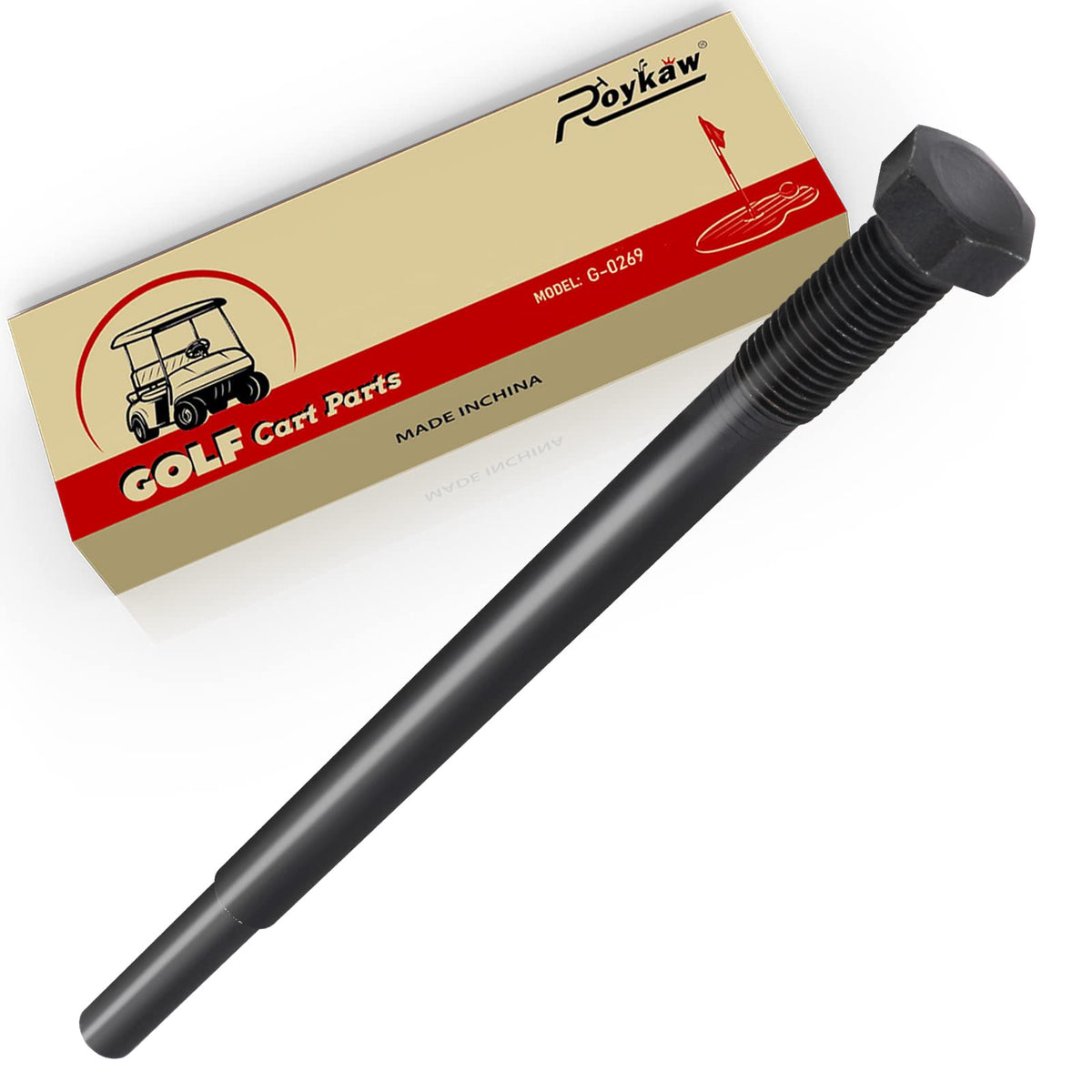 Roykaw Golf Cart Drive Clutch Puller Bolt Removal Tool For Club Car Ds 1988-2005/Precedent 2004-Up Models, Replaces Oem # 1014496, 5707