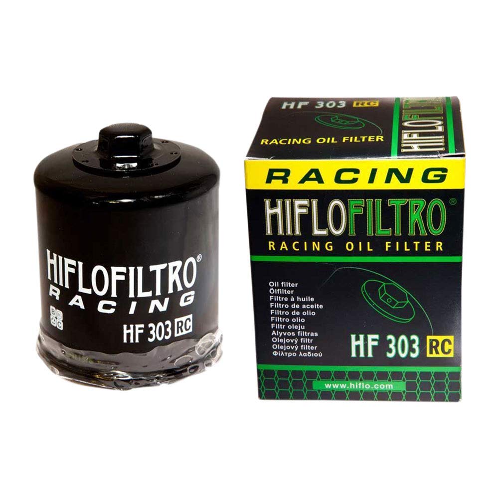 Hiflofiltro Hf303Rc Black Rc High Performance Premium Oil Filter, Single